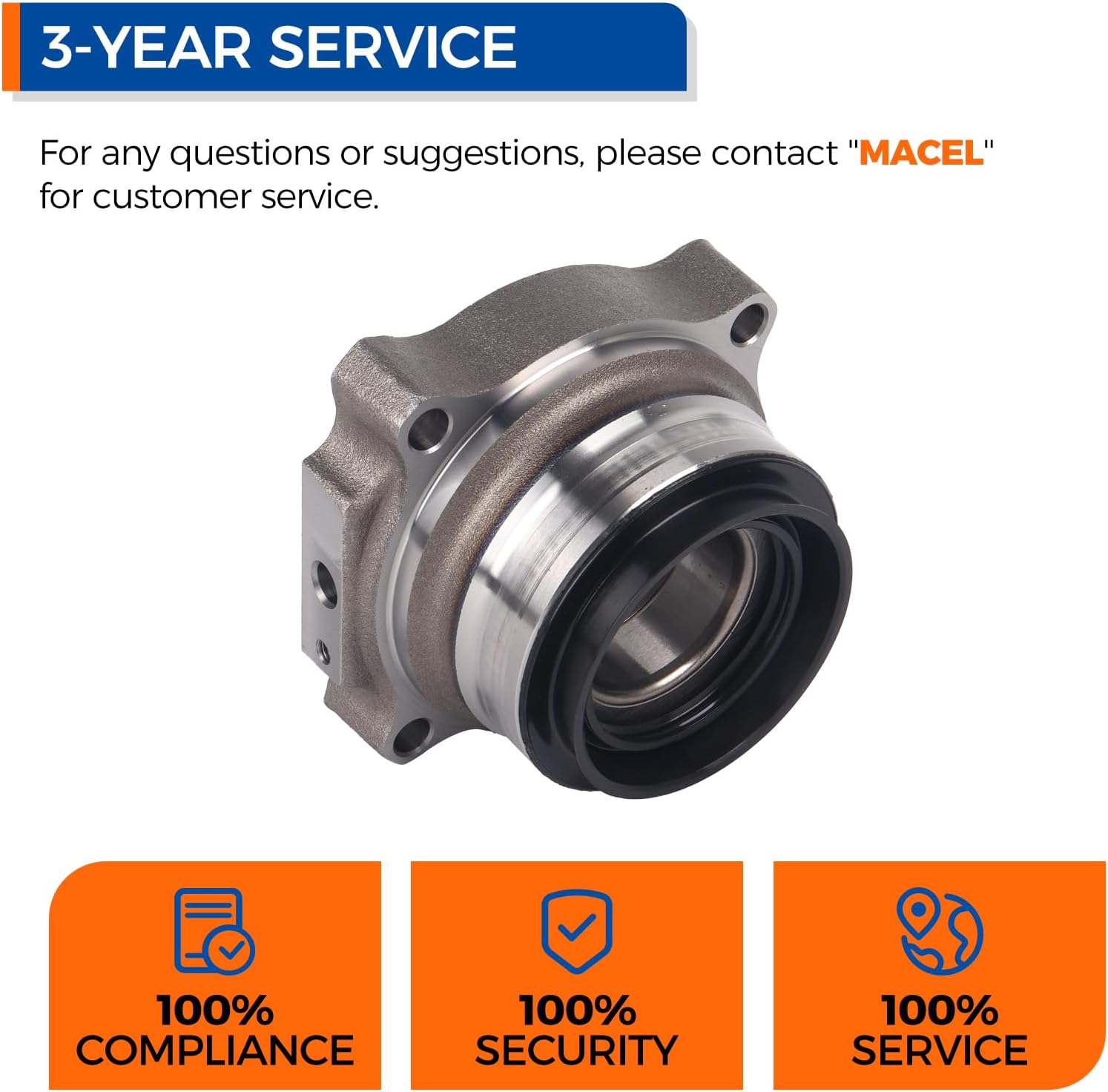 PAROD 512294 512295 Rear Wheel Bearing Hub Assembly Fit for 2005-2020 Toyota Tacoma(Pair)