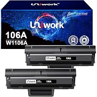 Uniwork 106A Toner Con chip Compatibili Sostituzione per HP 106A W1106A per Laser