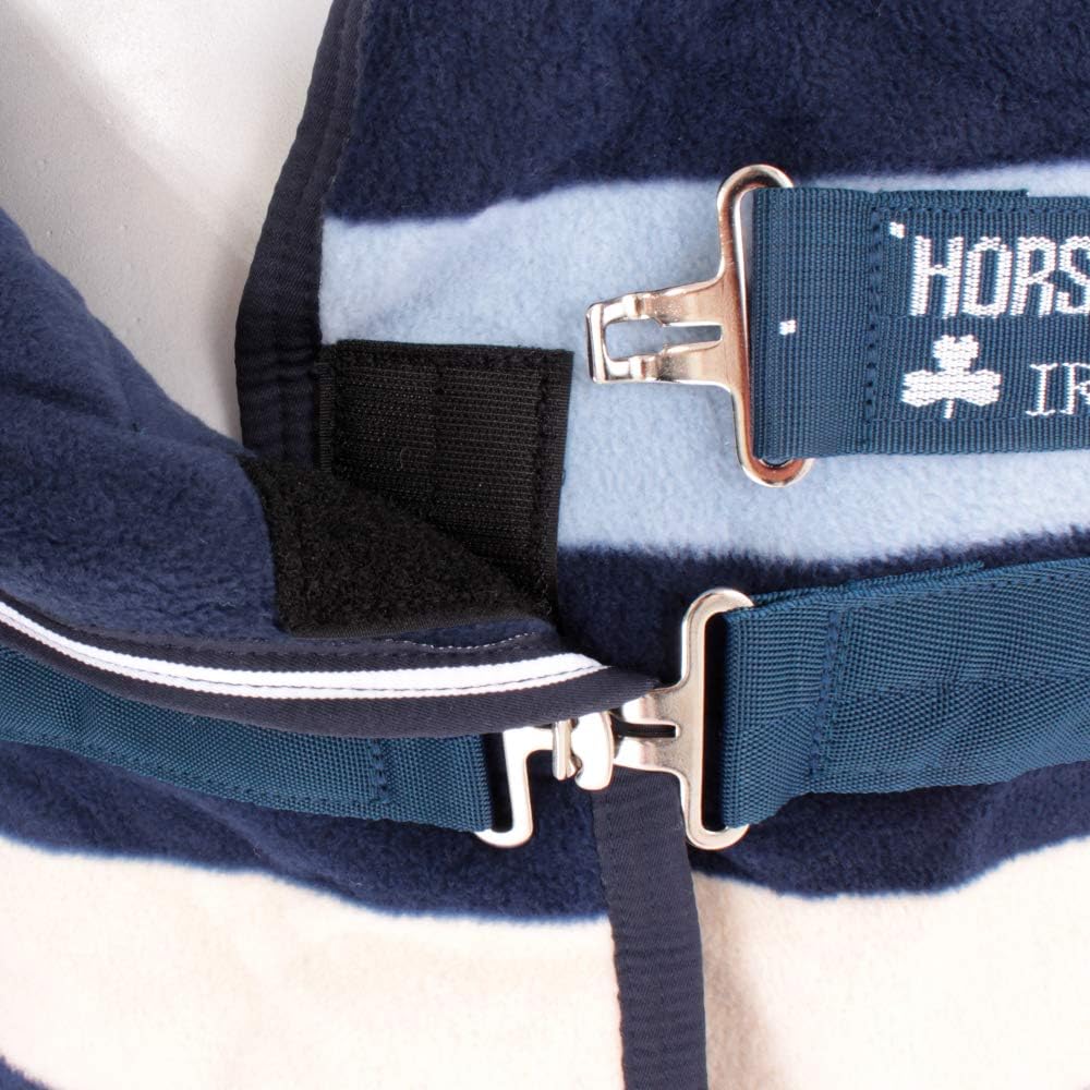 HORSEWARE Ireland Rambo Deluxe Fleece Blanket, Color: Witney Navy, Size: 84 (ACAF9D-VRKB-84)