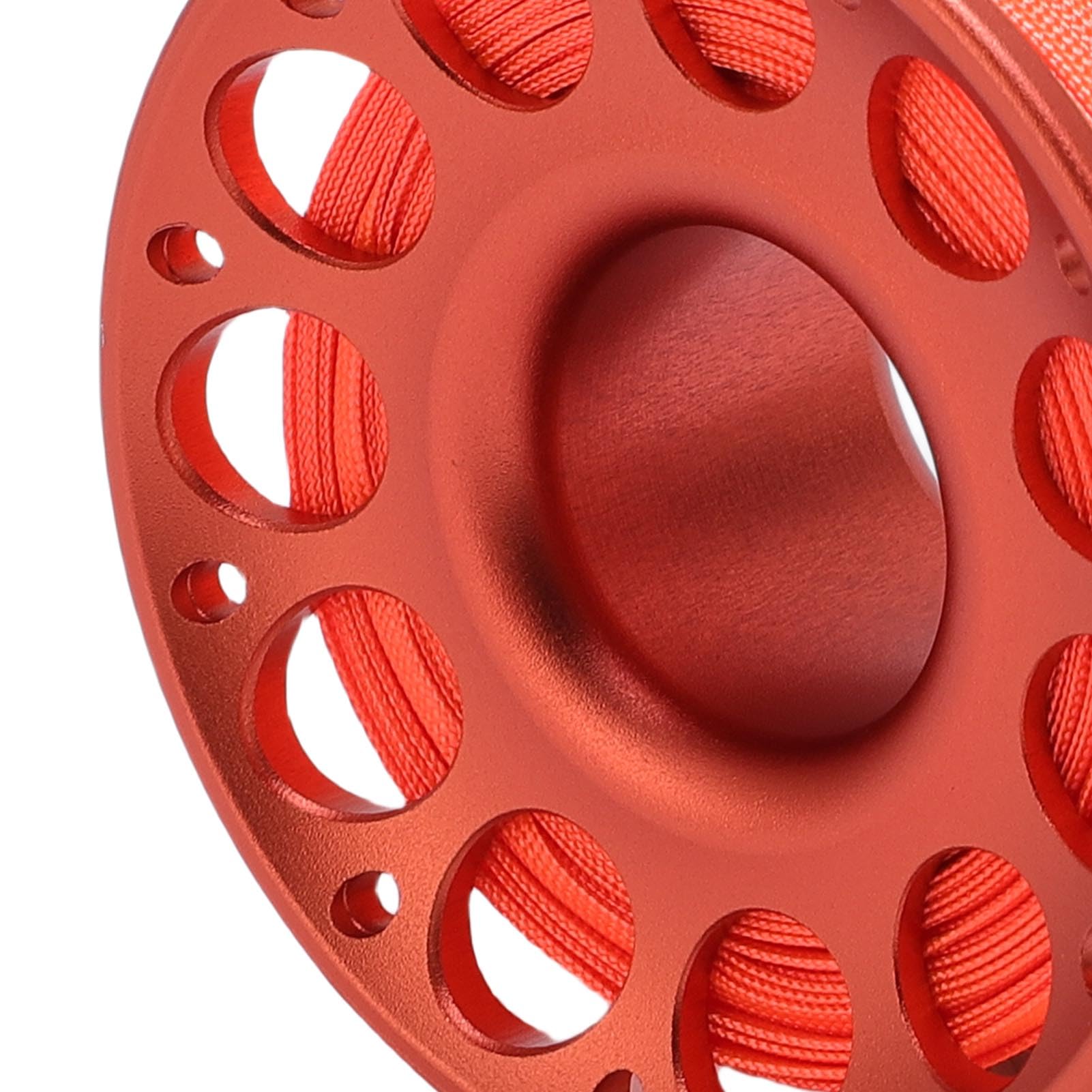 Bobine de Plongée sous Marine avec Double Crochet, 30 mètres Bobine Doigt Aluminium Aviation pour Sécurité Plongée, Opérations Maritimes et Activités Subaquatiques