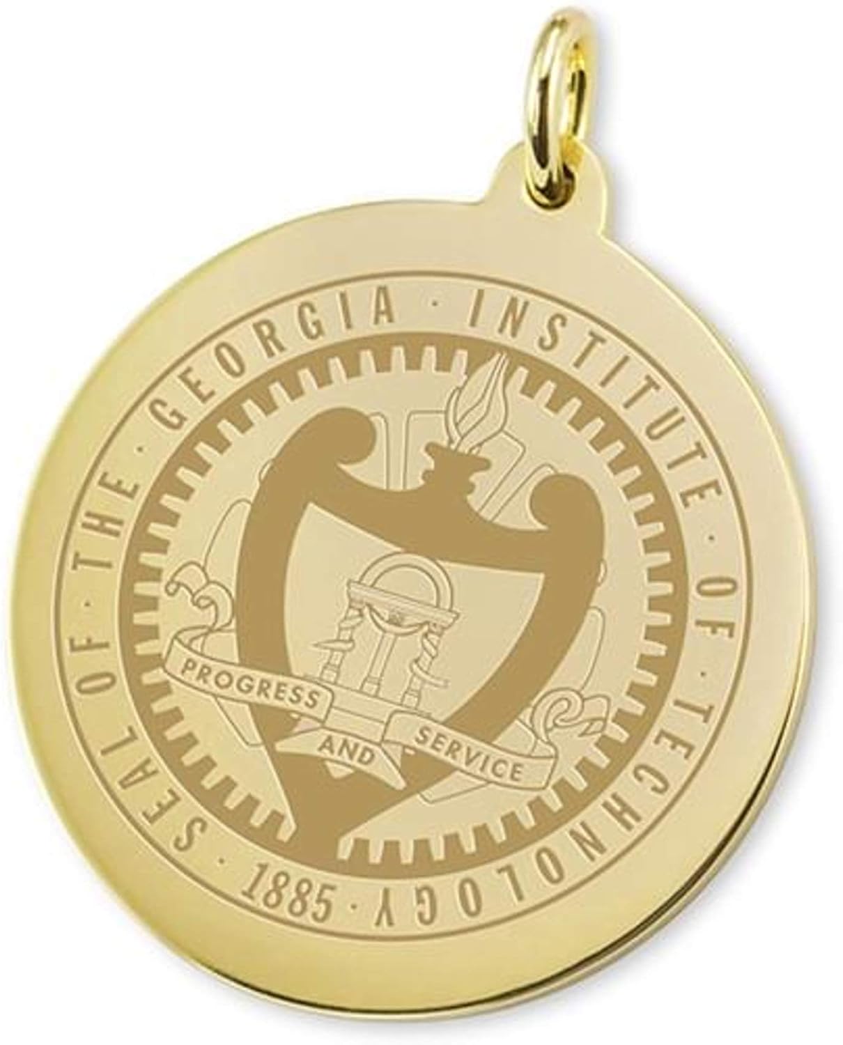 M. LA HART NCAA womens Gold Charm