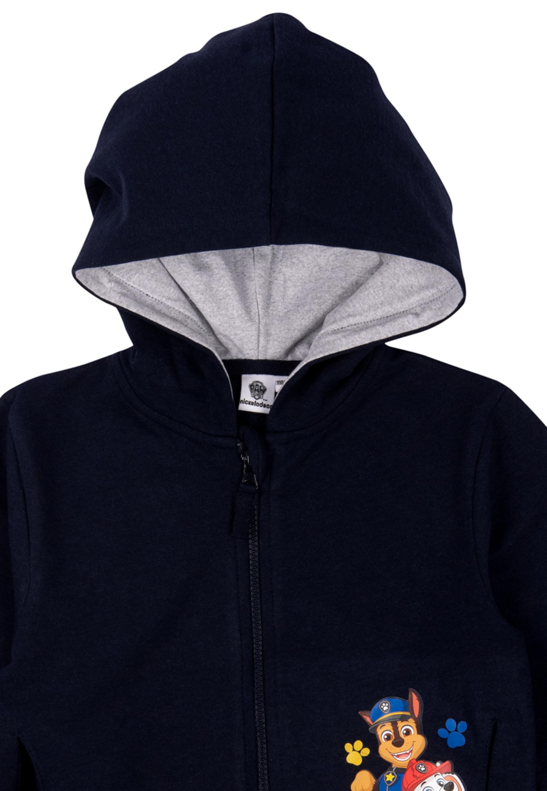 United Labels Psi Patrol bluza dla chłopców – dziecięca bluza z kapturem z zamkiem błyskawicznym niebieska