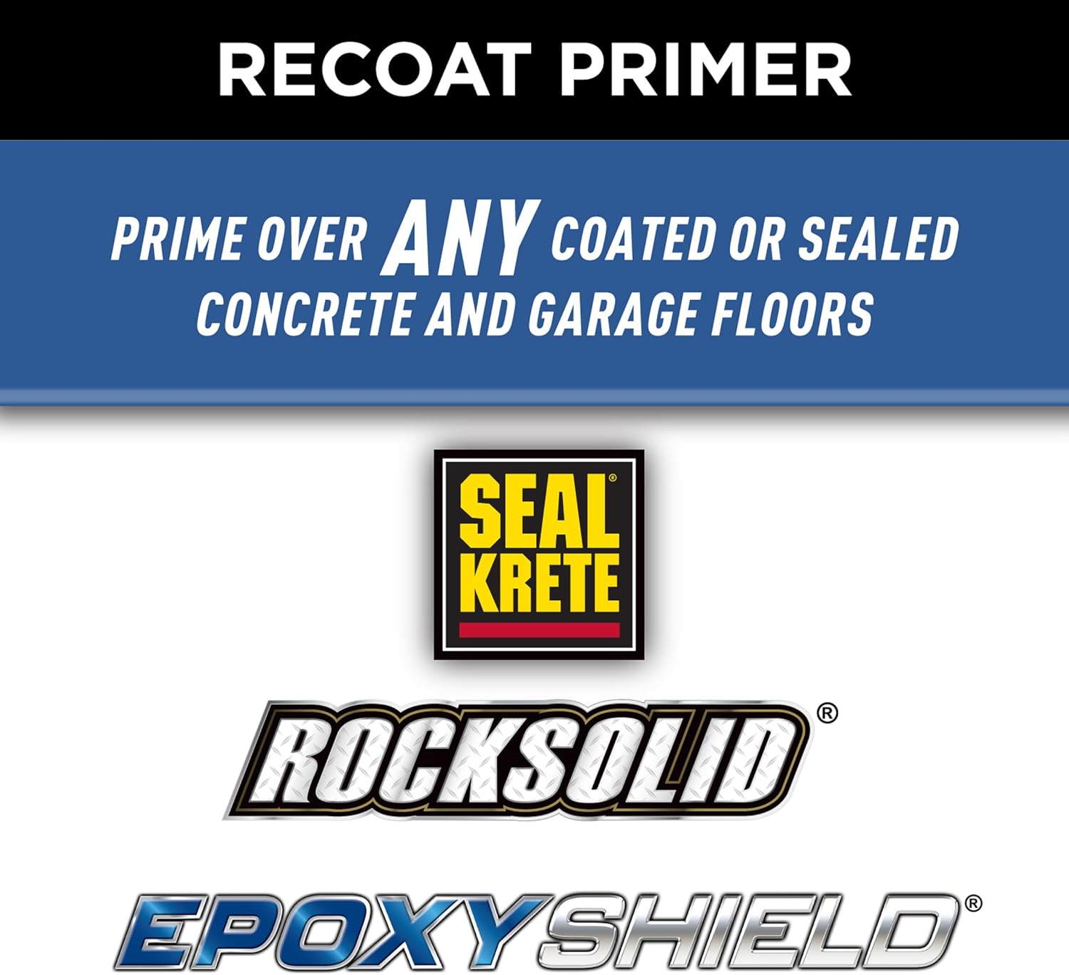 Rust-Oleum 338806 Concrete & Garage Floor Recoat Primer, Gallon, Gray