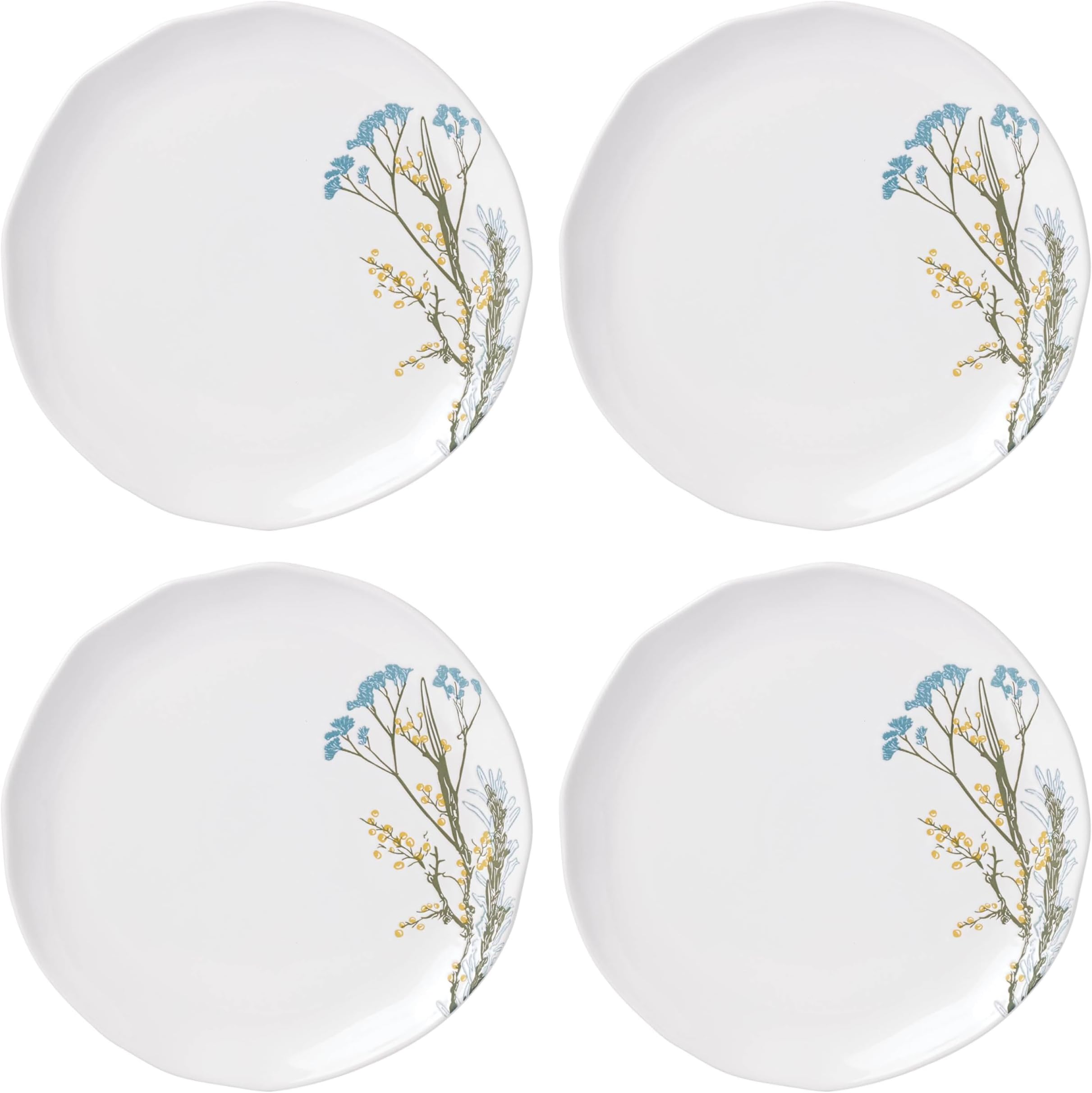 896611 Wildflowers Dinner Plates, Set of 4