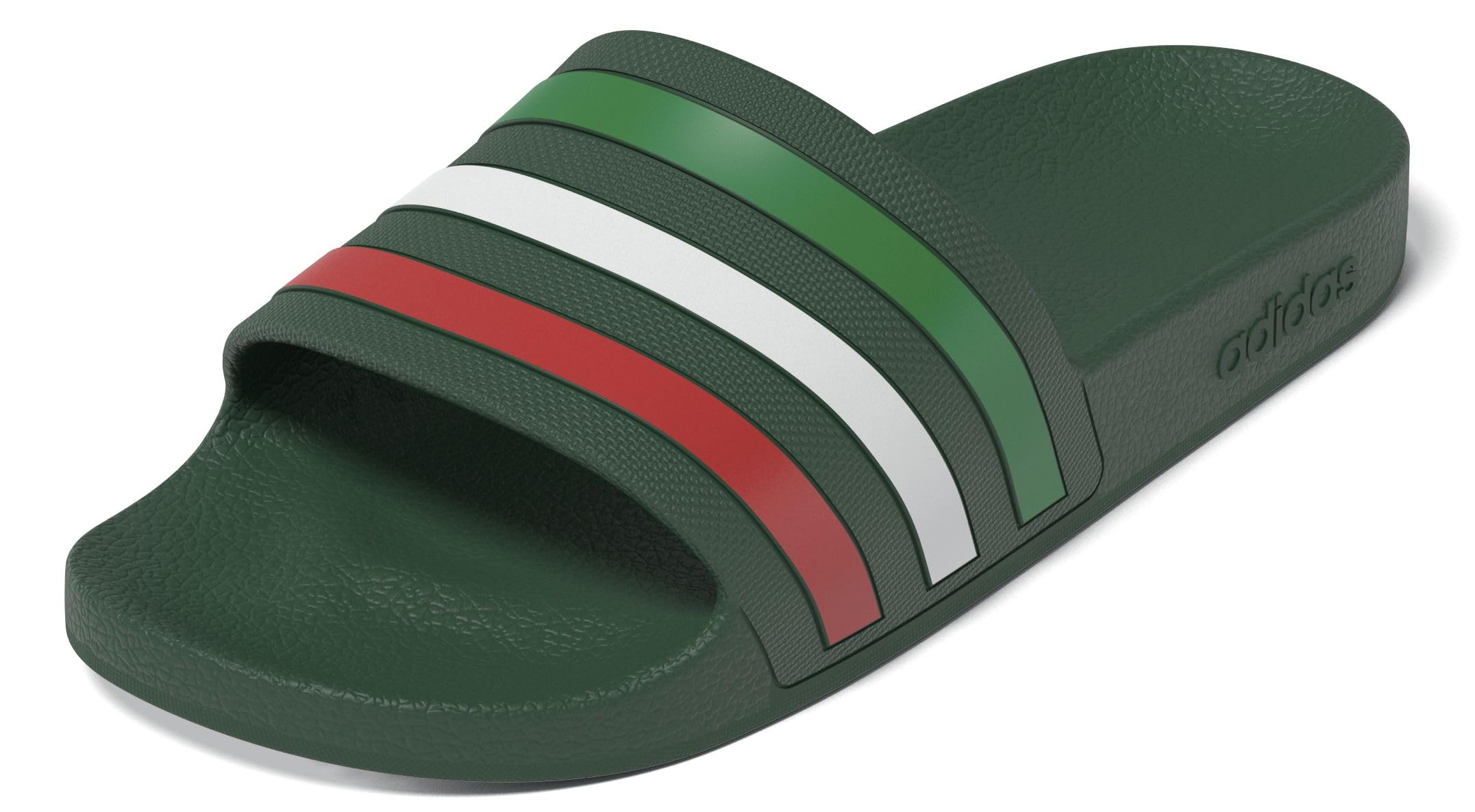 Adidas  Adilette Aqua Slide Mens - Grn/Wht/Red - 7 (40.7)