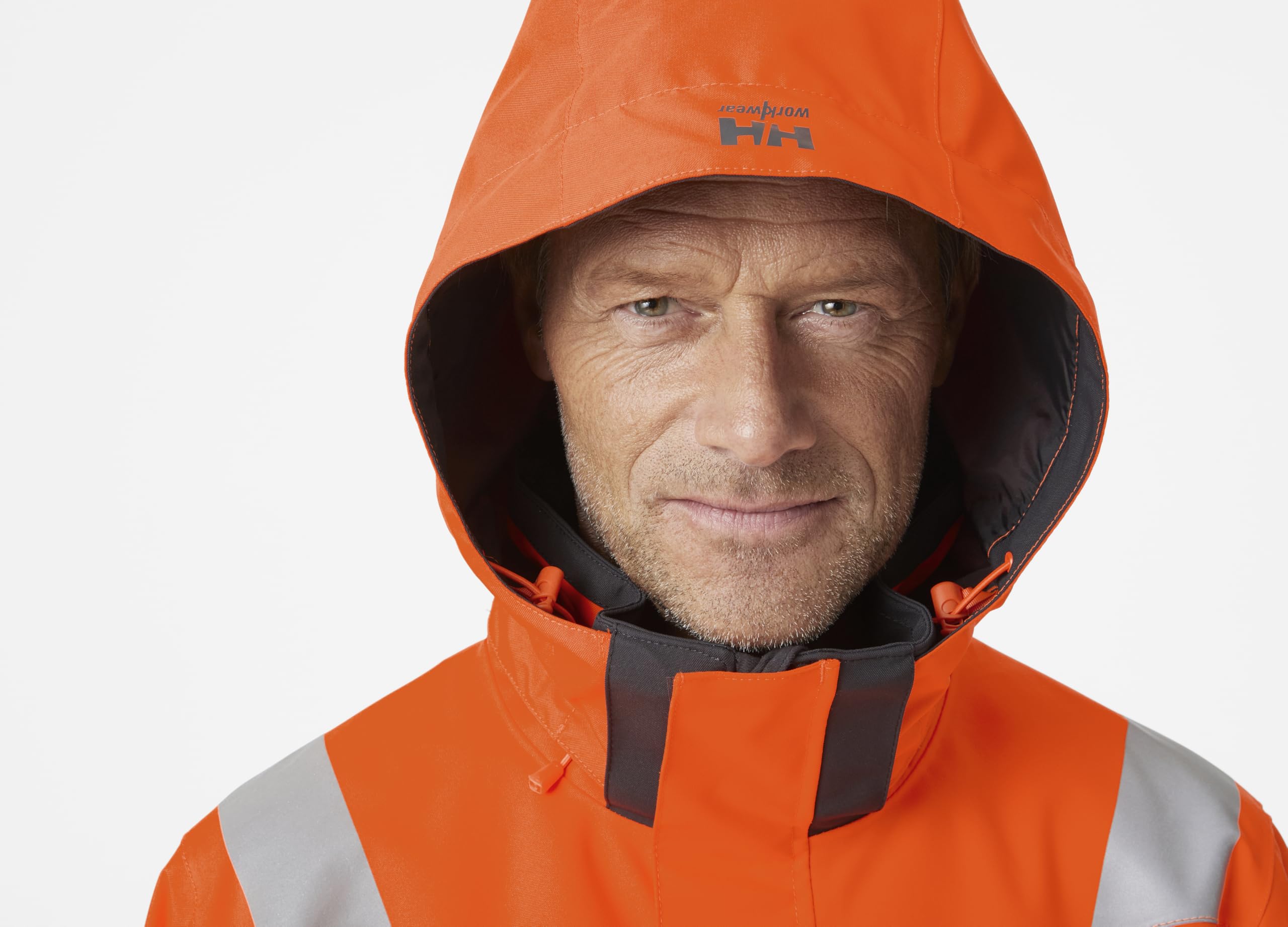 Helly-Hansen Herren Arbeitskleidung Alna 2.0 Shell Jacke - Wasserdicht, winddicht, atmungsaktiv, Sicherheitsjacke mit hoher Sichtbarkeit