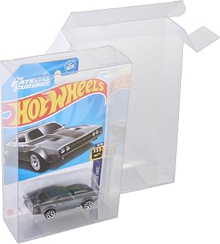 Protector Case for Hot Wheels Mainline and Matchbox Cars Carded Display Packs 10 pack