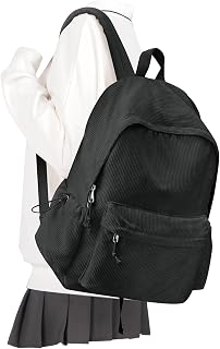 Black School Backpack for Boys,High School Bookbag,College Backpack for Men