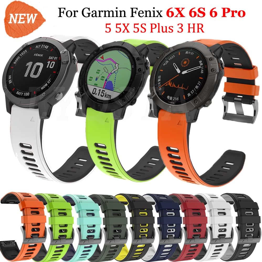 Silicone Quick Release Straps For 6S 6 6X Pro 5S 5X 5 Plus 3HR 935 945 Smart Watch Band Bracelet