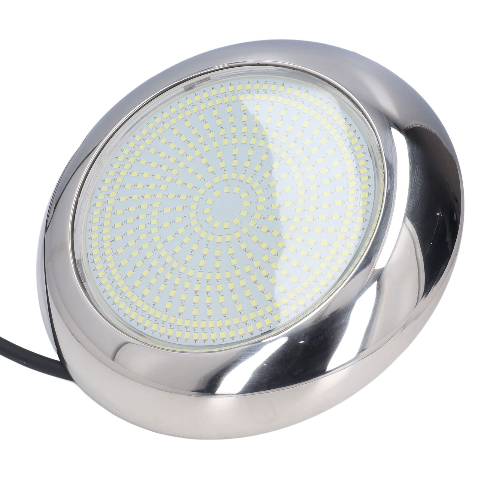 3NH® LED Pool Light, White Light Color LED Pond Lights Universal 12V 35W Moisture Resistant for Swimming Pool(Shell Without Pattern)-image-48