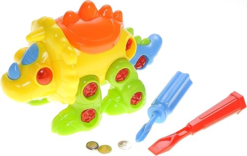 PowerTRC Take-A-Part Educational Triceratops - Dinosaurio de construcción con luces y sonido  Juego de juguetes de construcción con 2 disponible en Yaxa Venezuela