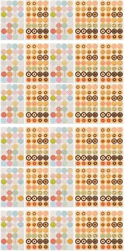 Artibetter 840 unidades de protectores de agujeros para carpeta, etiquetas de refuerzo de hojas sueltas, autoadhesivas, etiquetas de refuerzo para