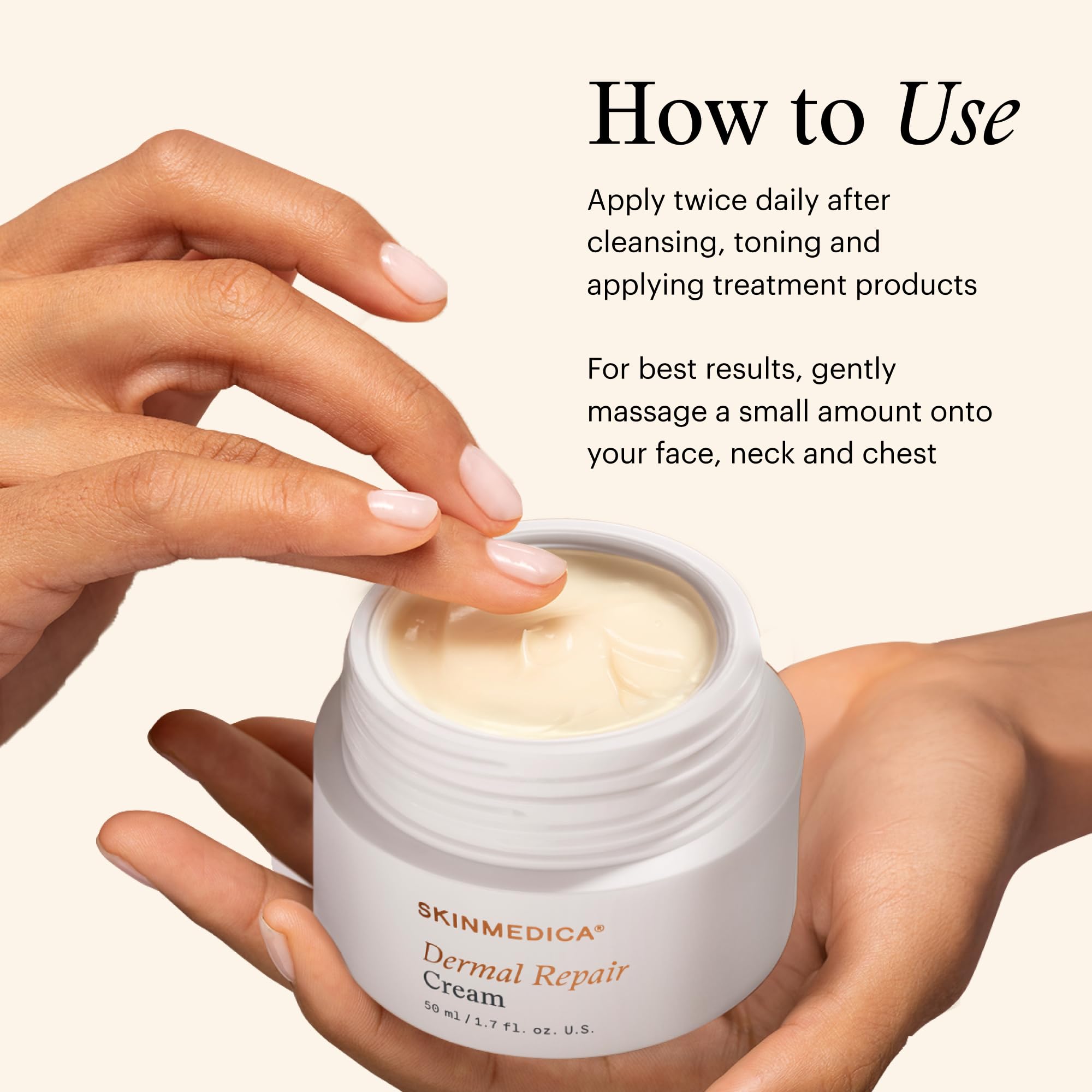 SkinMedica Dermal Repair Cream - Hydrating, Ultra Rich Face Moisturizer. Infused with High Levels of Antioxidants including Vitamin C + Vitamin E