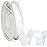 Ribbli White Satin Ribbon 5/8 inch x Continuous 25 Yards,Double Faced Satin Use for Craft, Gift Wrapping, Christmas Ornaments, Hair Bows, Bouquet Bows
