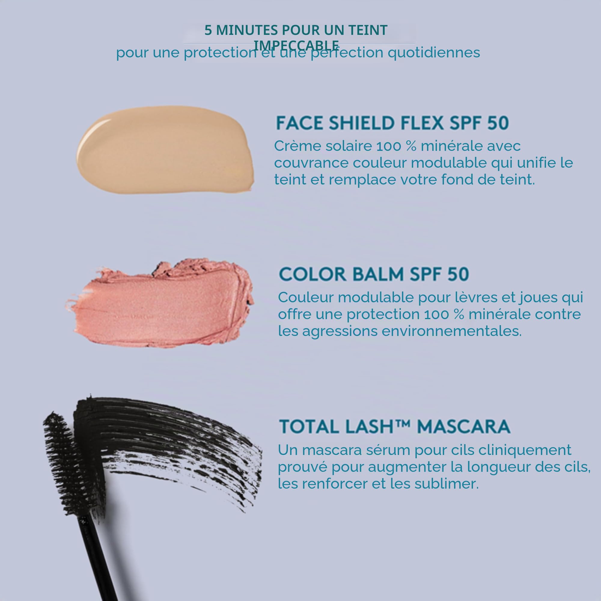 Colorescience Total Protection Face Shield Flex SPF 50 Formule à l'oxyde de zinc Medium 53 ml