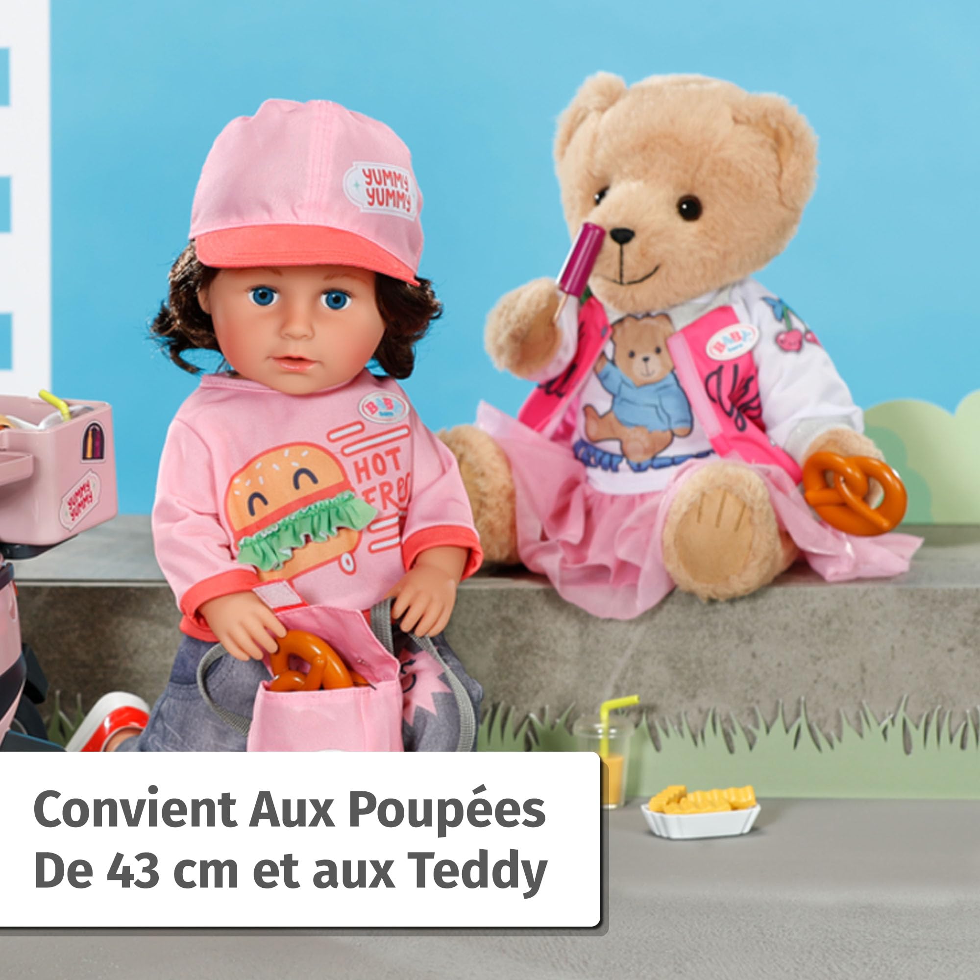 BABY born Tenue Deluxe joli rose pour poupée 43cm - Jeux - Jouets BABY born Tenue Deluxe joli rose pour poupée 43cm - Jeux - Jouets