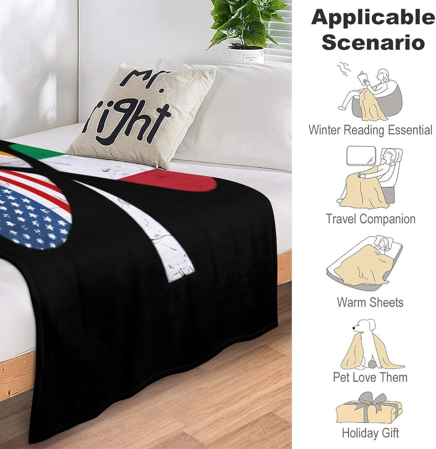 Peacock Soft Throw Blanket Flannel Warm Lightweight Plush Blankets for Couch Sofa Bedroom Travel