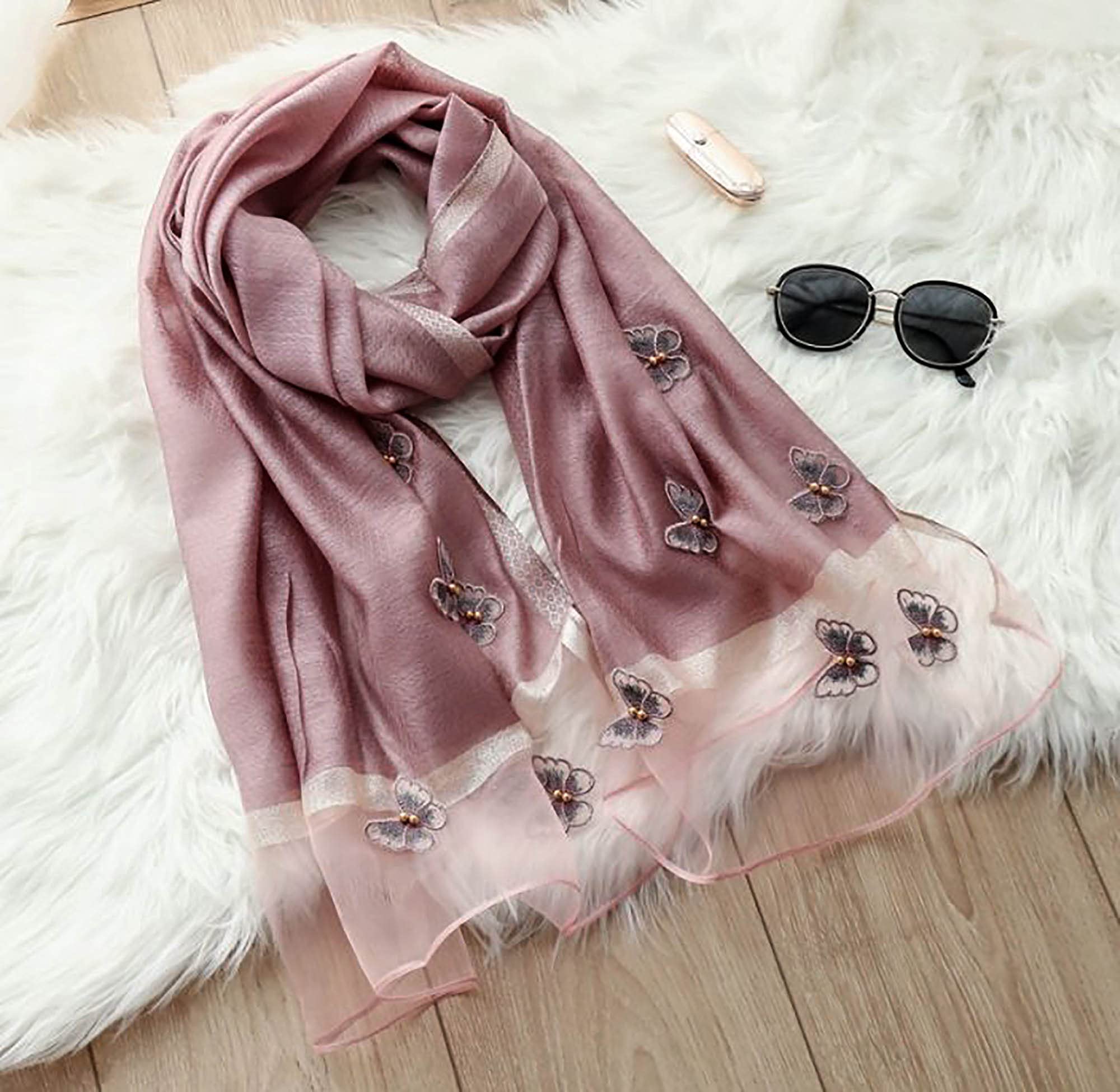 GFM Pashmina Stil Scarf in Schmetterlings design (BF)