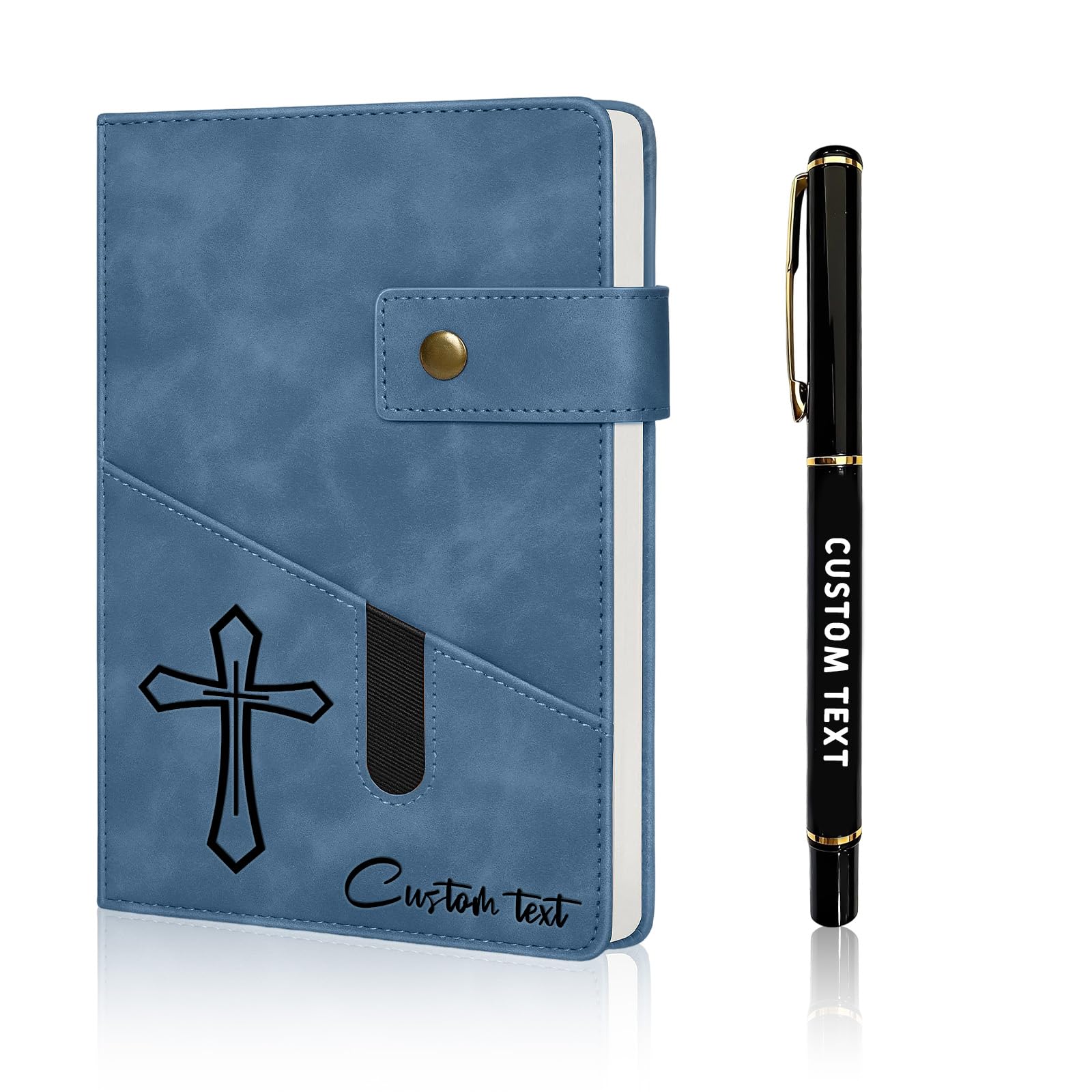 QSZ A5 Personalised Diary with Custom Text Personalised Notebook A5 Gifts for Women Men to Graduation Christmas Retirement Appreciation Birthday (Notebook - 3)