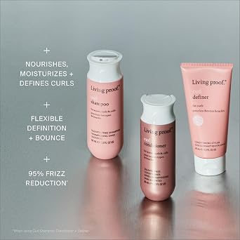 Living Proof Curl Franchise Trial Kit - Travel Size Shampoo, Conditioner, and Definer ($52 value)