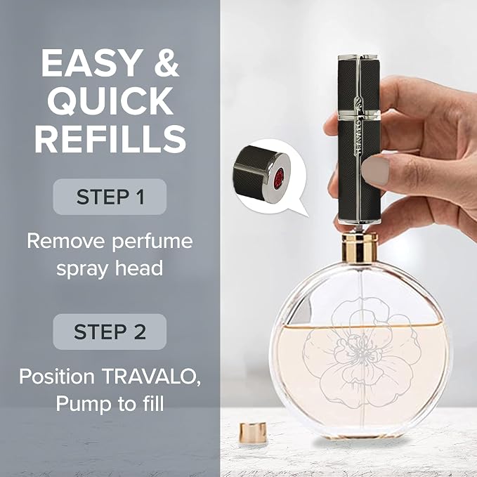Travalo Milano Atomizador de Perfume Negros miniatura 7