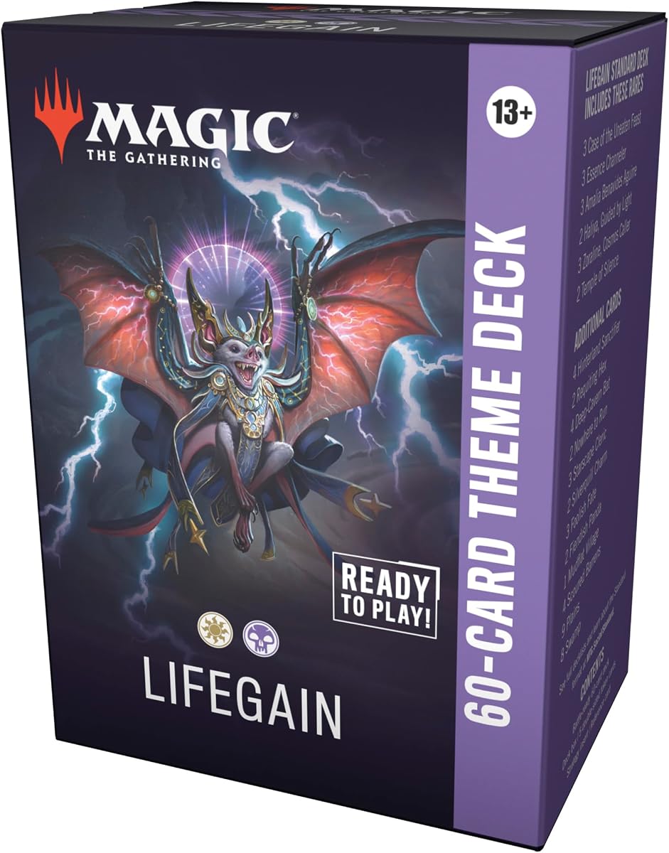 60-Card Theme Deck - Lifegain (1 Ready-to-Play Deck, 1 Deck Box, 5 Tokens)