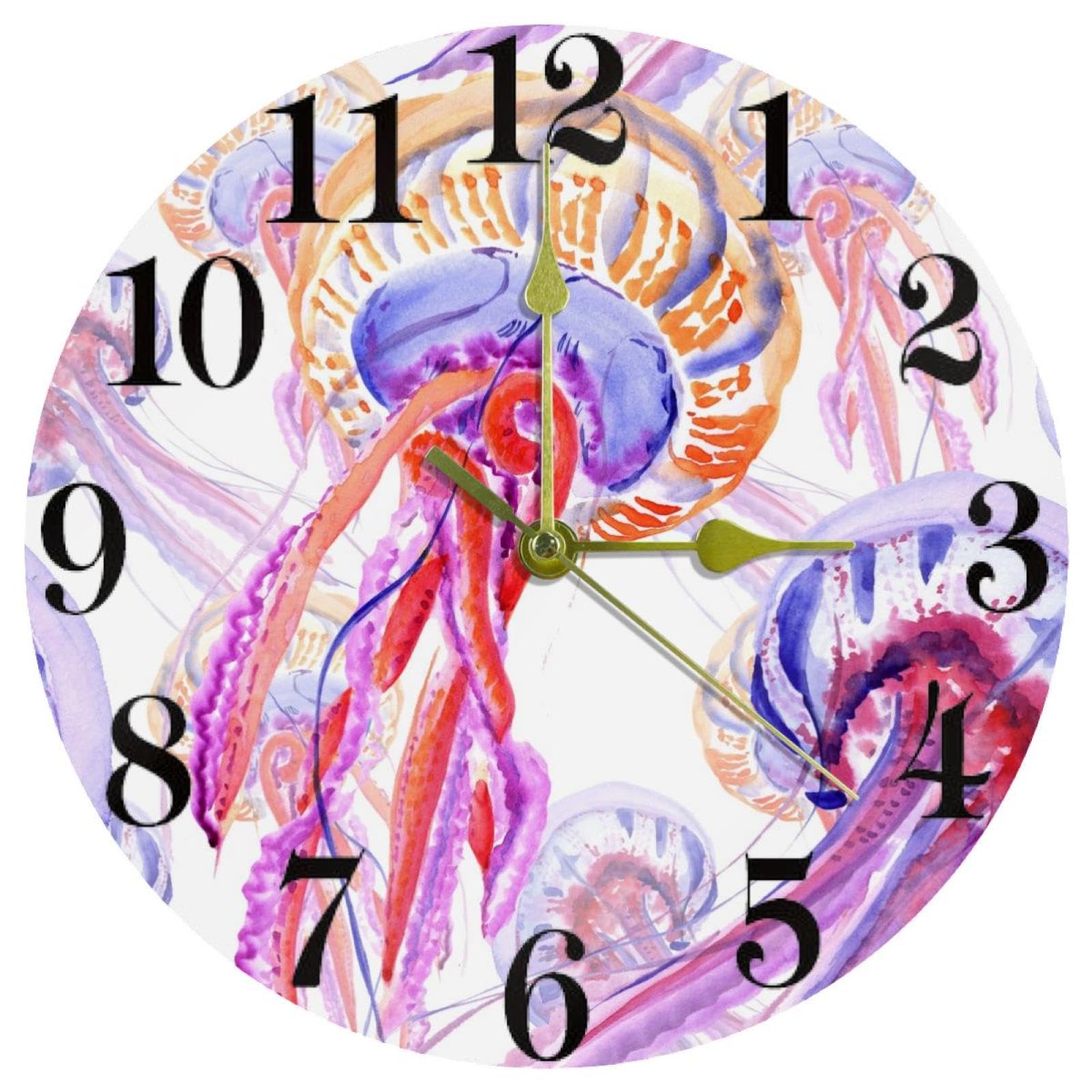 Horloge murale sous-marine silencieuse pour travailler sans bruit