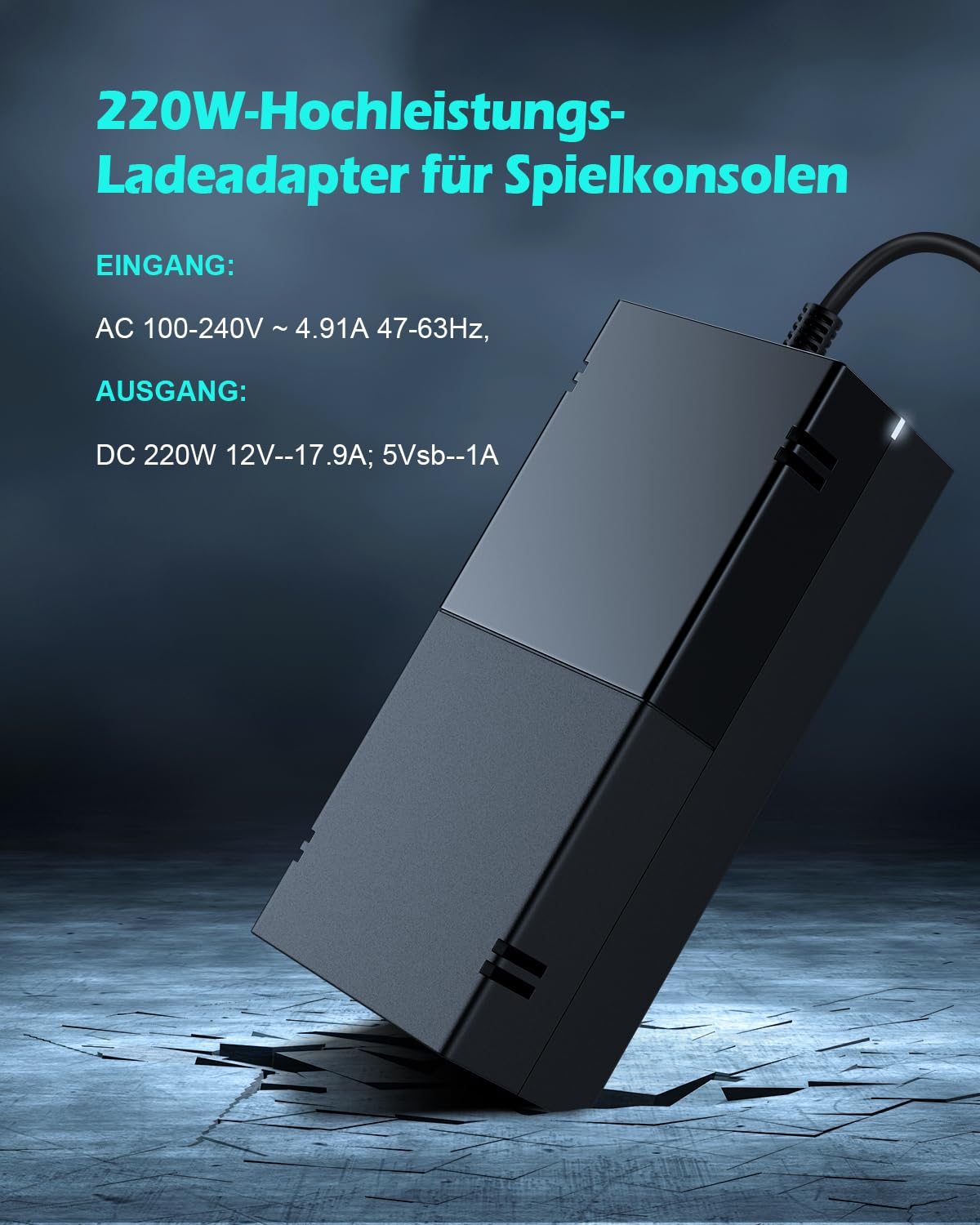 Netzteil Xbox One, Ac Adapter for Xbox one Konsolen Ladekabel Charger Power Supply Brick EU Charging Cable100-240V Voltage