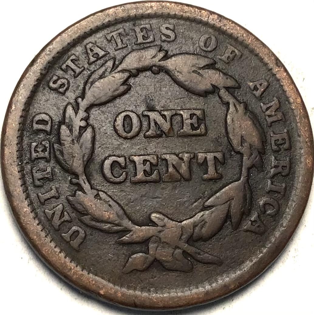 1841 Braided Hair Large Cent Penny Very Good