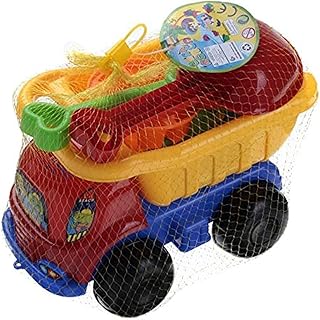 Sand Dump Truck Beach Toy Set - 7 Pieces