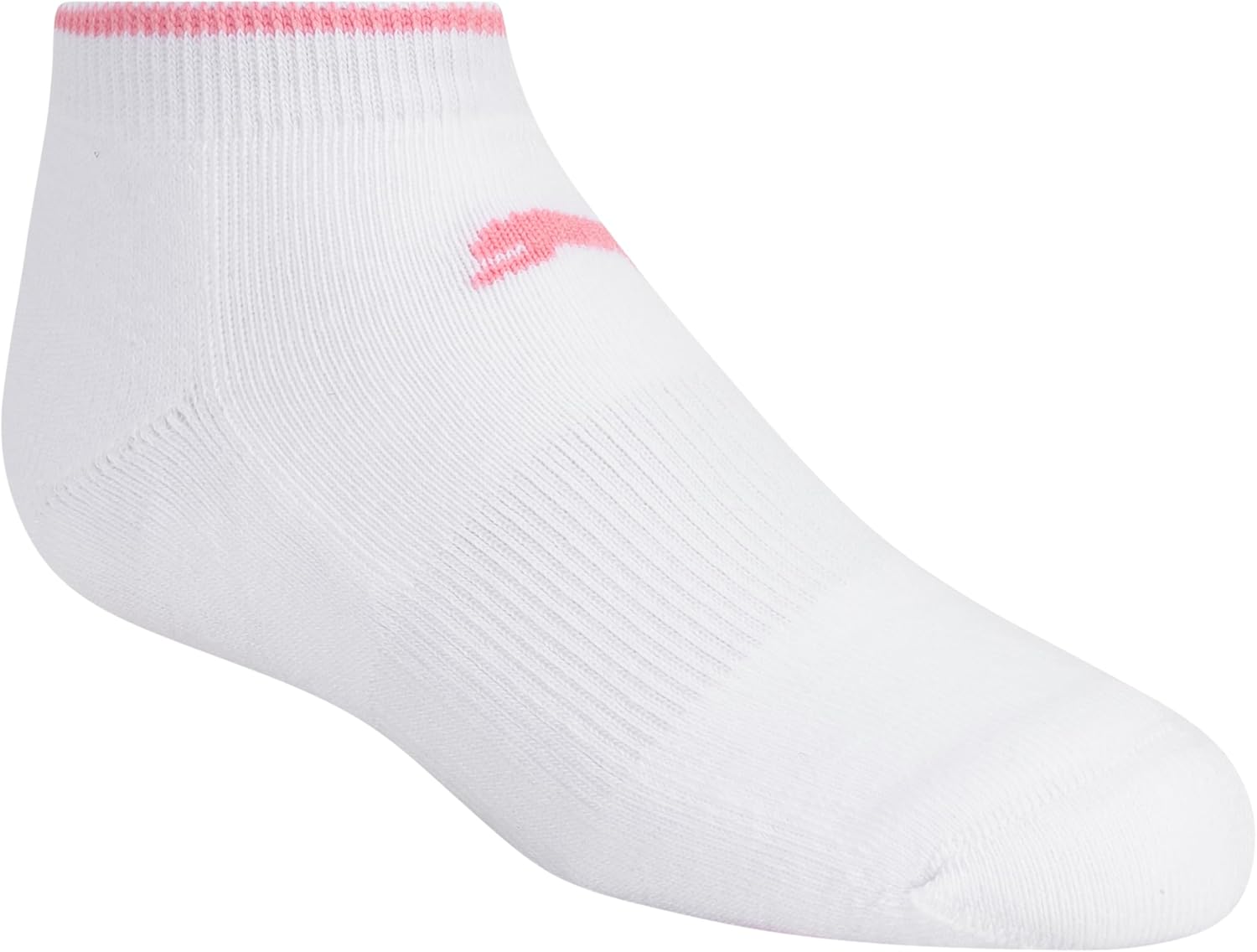 PUMA Girls' Low Cut Cushioned Arch Support Socks (8-Pack) - Image 2