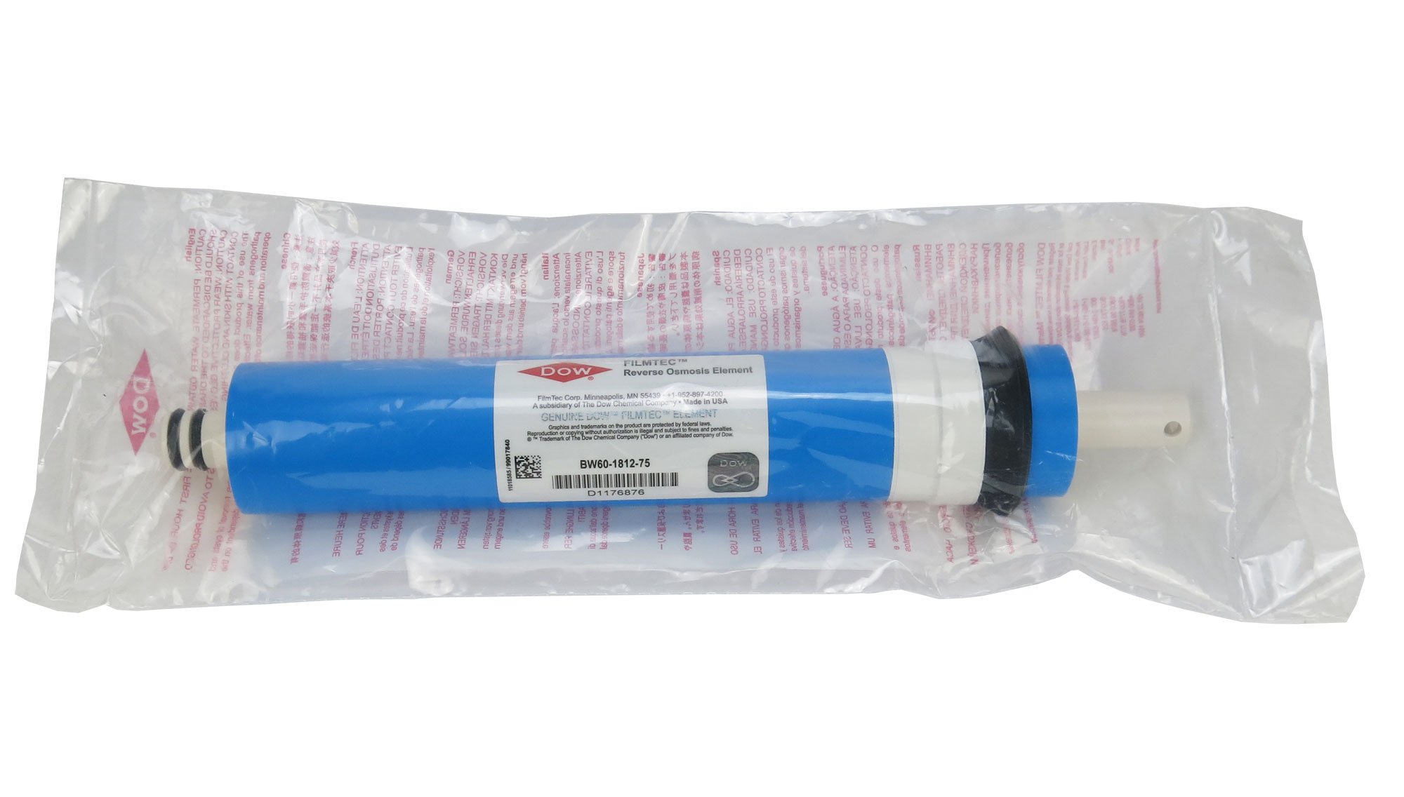 Membrana Osmosi Inversa Filmtec tw30-1812 280 litri/giorno 75 GPD