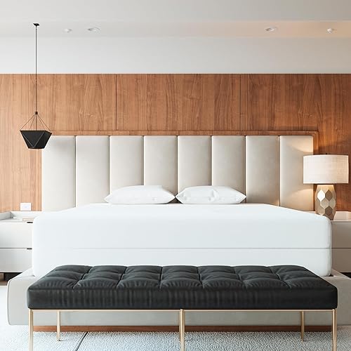 Miniatura 4 de Bargoose  Funda de colchón para cuna con cremallera  Protector de cama de vinilo  Material impermeable  Carcasa de somier premium  Protectores de