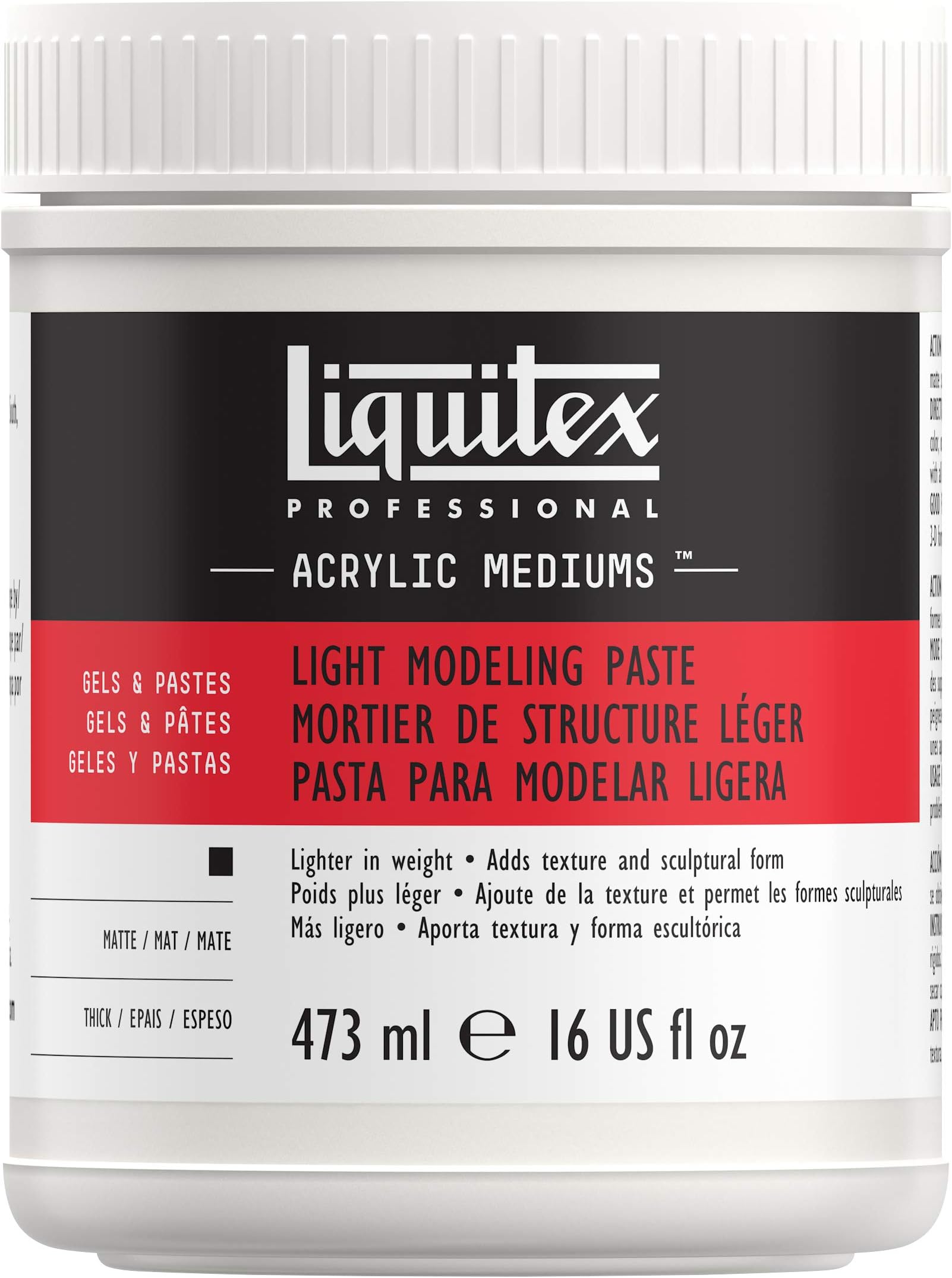 Liquitex Professional Light Modeling Paste. 473ml (16-Oz)