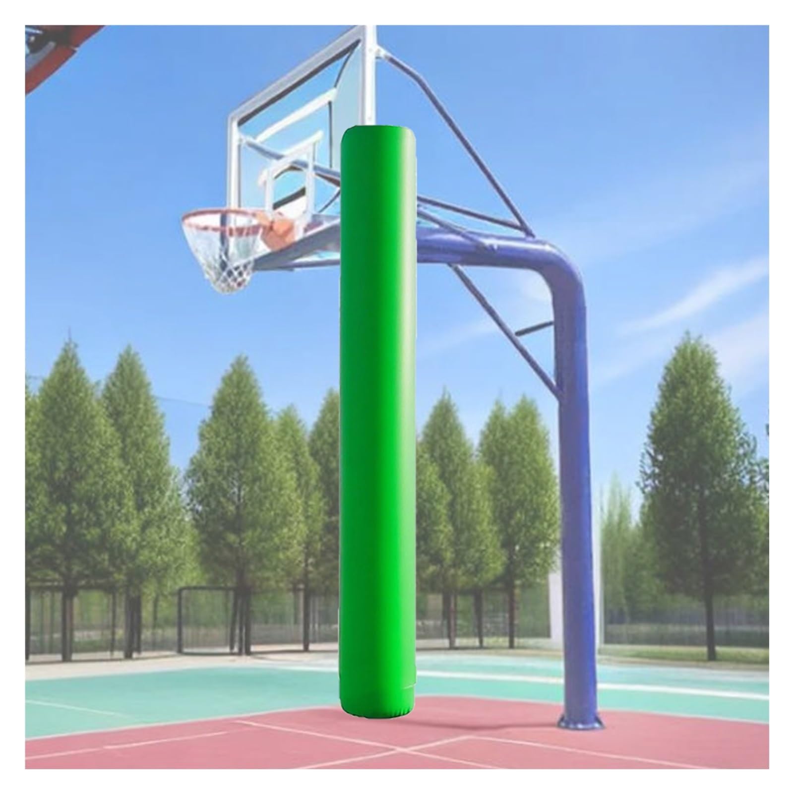 Basketballkorb-Polsterung – weiche zylindrische Kollisionsvermeidungspads für Kinder Freizeitparks – Surround-Schutz für Sicherheit