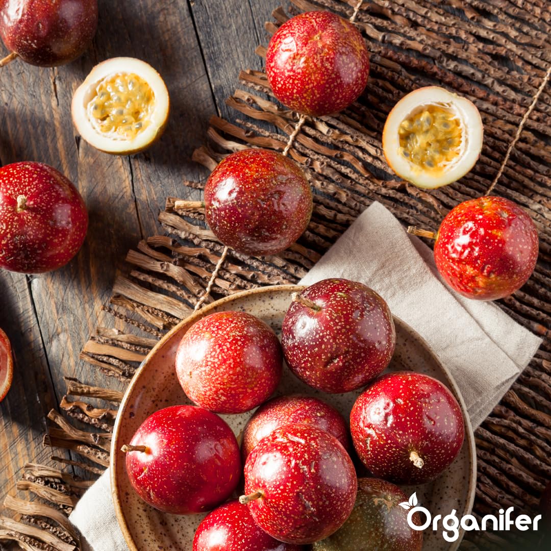 Passion Fruit Nawóz Organiczny Do Roślin Owocowych - 5x1L - NPK 2-1-8 | Zdrowe Liście - Silne Korzenie I Wysoka Plonność - Organifer