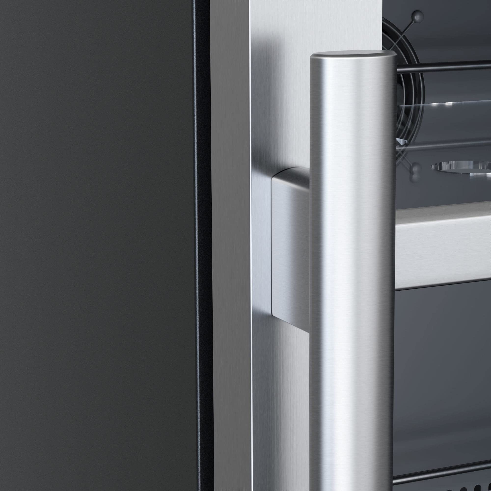 Avallon Abr242sgdual 48 Inch Wide 280 Can Energy Efficient Beverage Center With LED Lighting, Double Pane Glass, Touch Control Panel And Lockable Doors on Fridge.com - View 4