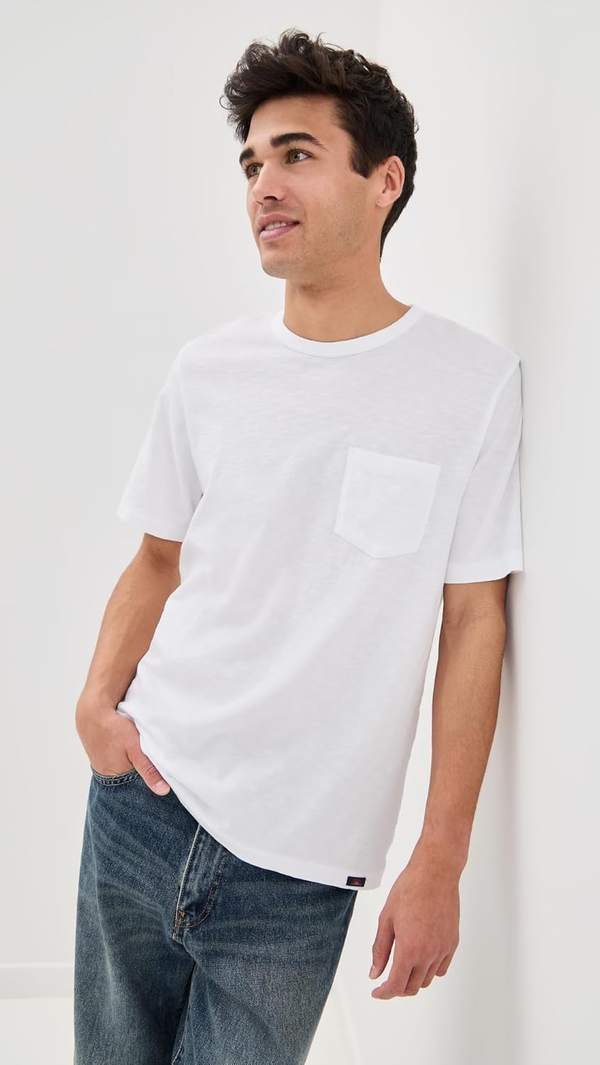 Faherty Men's Sunwashed Pocket Tee - Image 2
