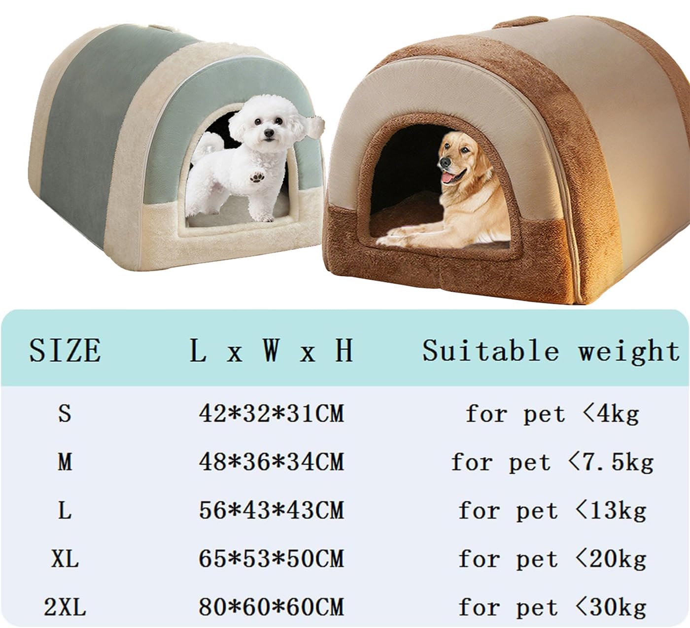 Cama para perros grandes 2 en 1, casa mullida para perros XL/XXL, lujoso refugio para mascotas de interior con asa, camas calmantes antiansiedad para perros y gatos, acogedora casa cueva para