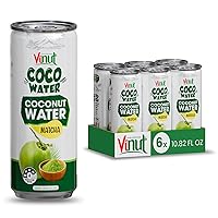 Vista 15 de Vinut Bebida de agua de coco original (16.57 onzas líquidas, paquete de 6), hidrata de forma natural, fresca, alta en calcio, rica en nutrientes