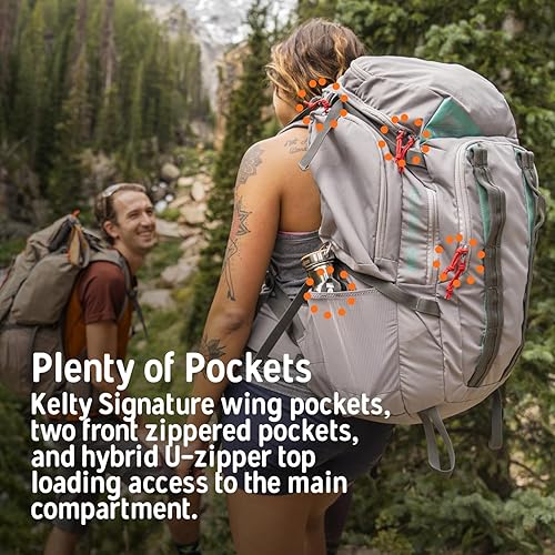 Miniatura 6 de Kelty Redwing - Mochila para transporte diario, caminatas de día, escuela, marco interno, cinturón de cadera, actualizado para 2022 (50 l  apagón)