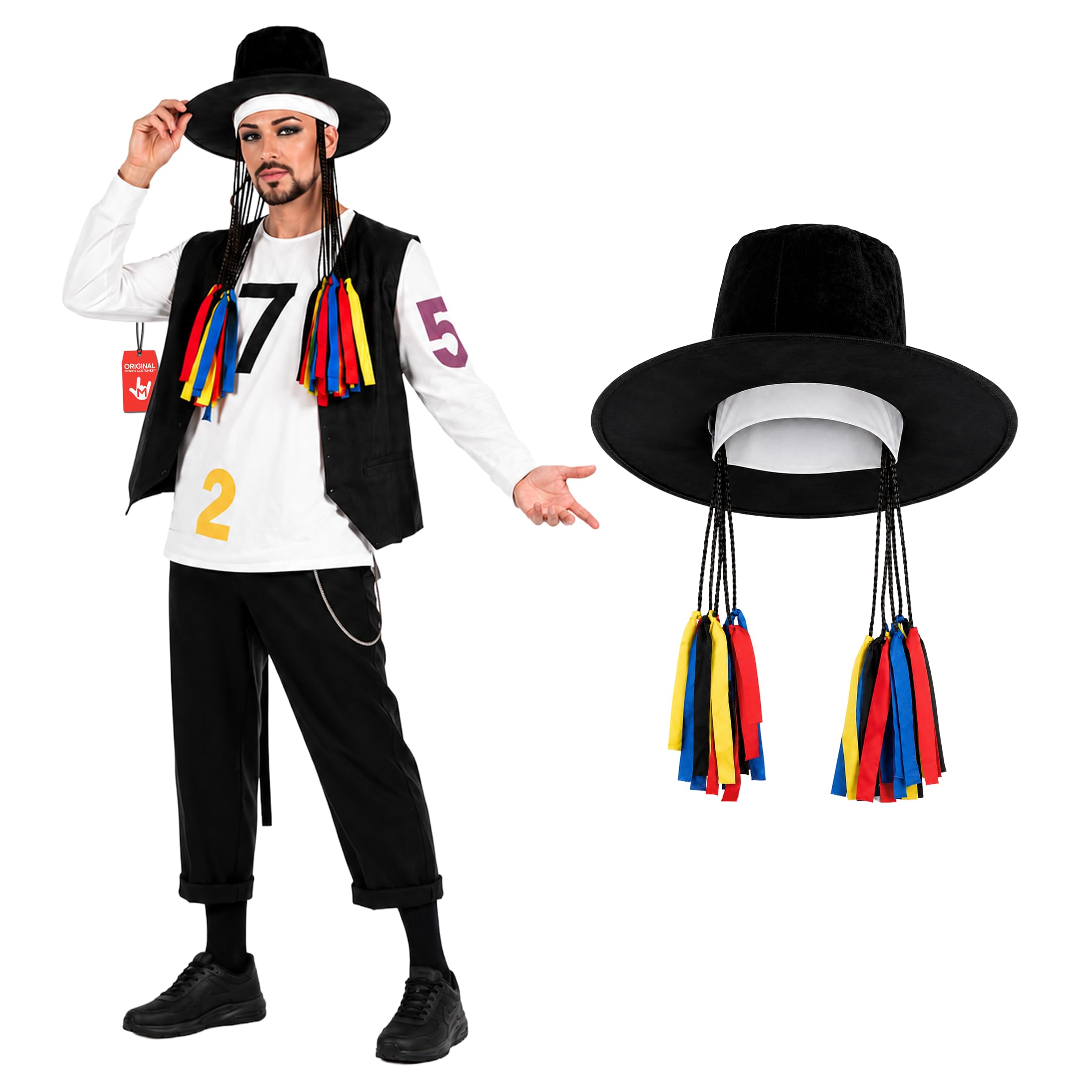 Fun Shack Pop Star Costume Anni 80, Costume Pop Star Anni 80, Costume George Anni 80, Costume Carnevale Uomo Anni 80