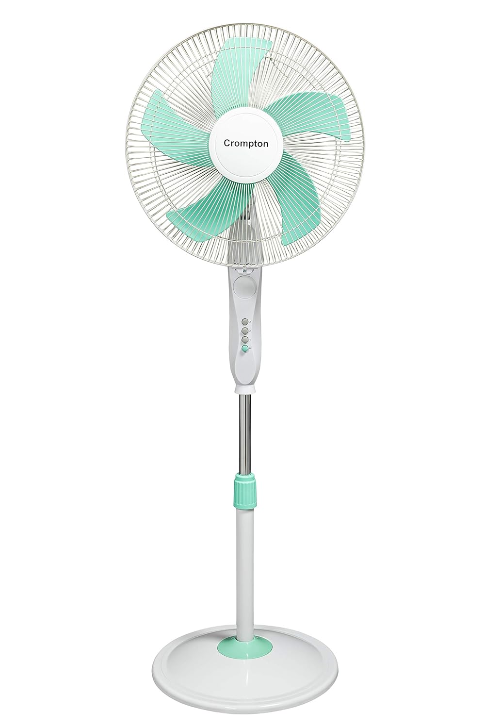 Buy Crompton Pedestal Fan with 5 Blades- 400 mm (Pastel Green) Online ...