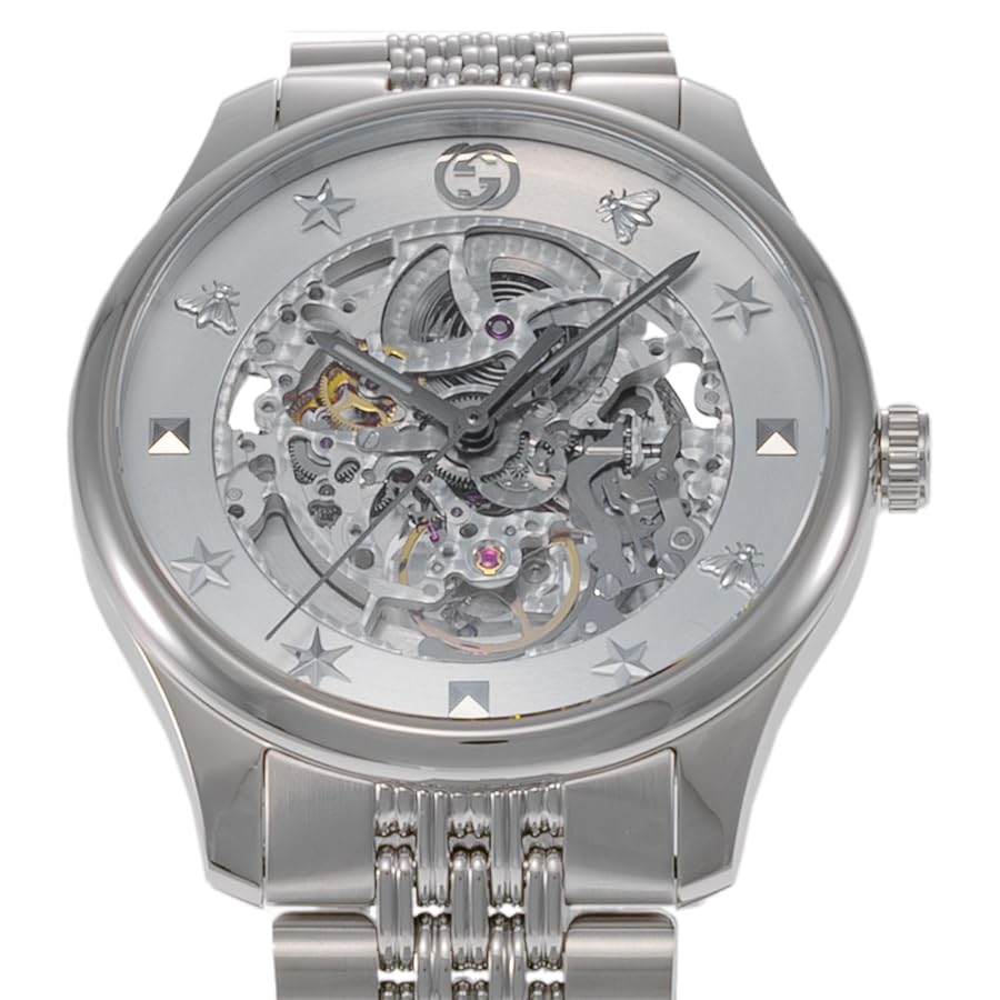 Amazon.co.jp: [グッチ] G-Timeless Gタイムレス シルバー 文字