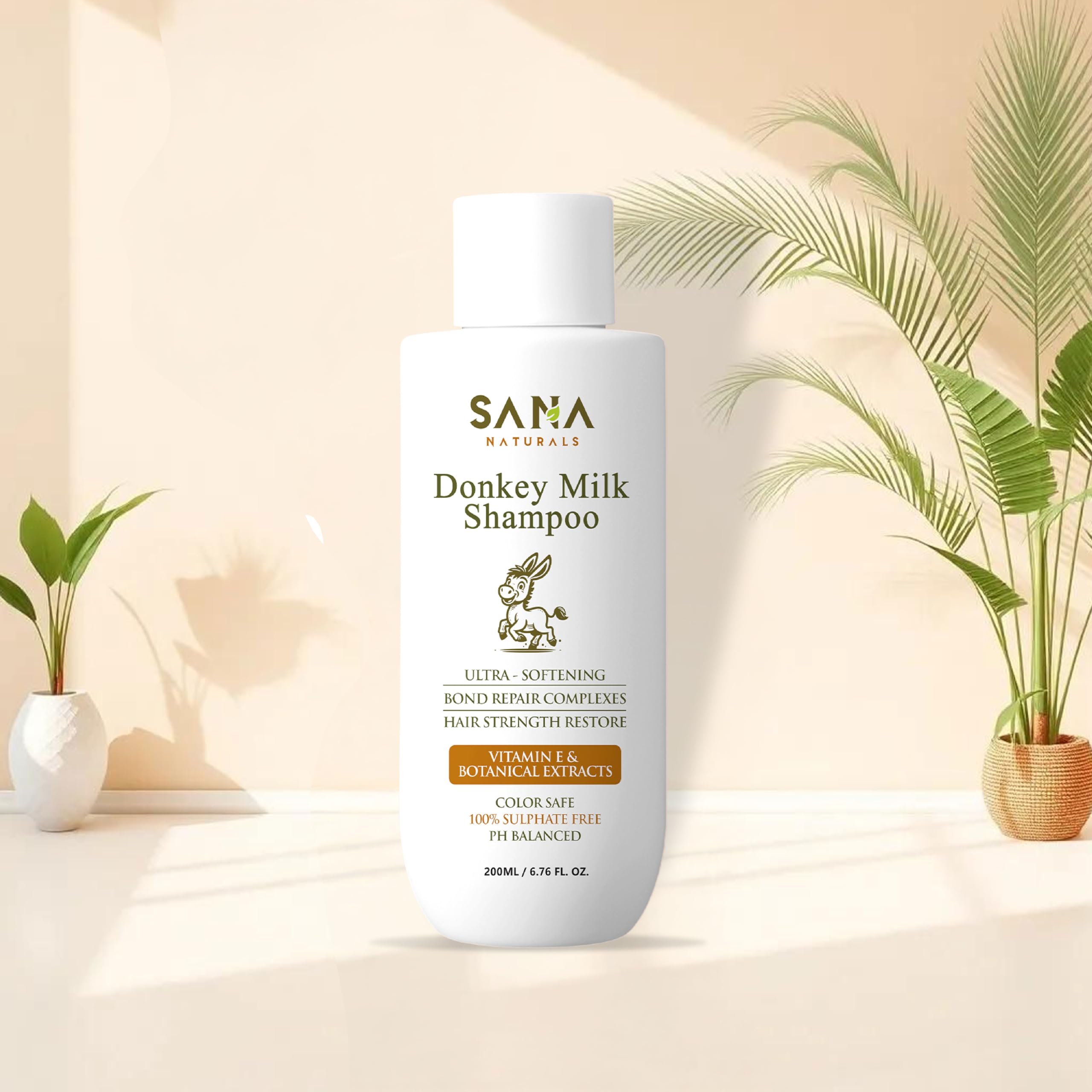 Sana Naturals Donkey Milk Shampoo for Hair Growth, Hair Fall Control & Deep Nourishment | Sulphate & Paraben Free Mild Shampoo | Smooth, Shiny & Softer Hair | For Men & Women-image-28