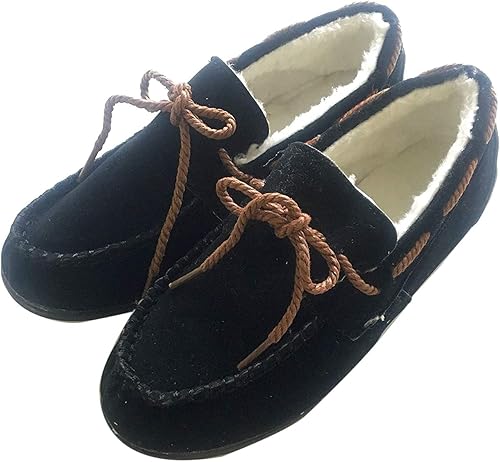 Amazon ムートンパンプス 裏ボア あったかい ショートブーツ もこもこ シューズ 靴 36 ブラック ブーツ ブーティ