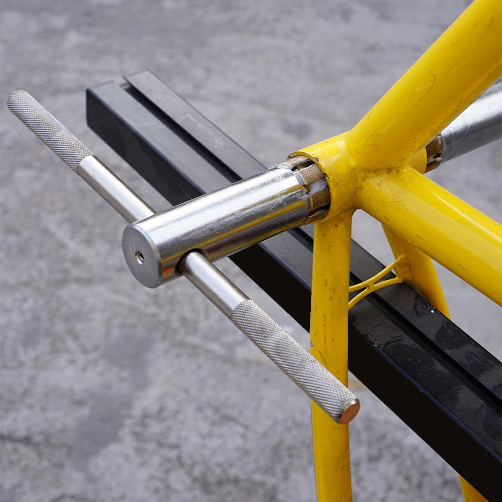 Fahrrad Unterdrückungswerkzeuge - Fahrradständer Tretpresse | Edelstahl Radfahren Werkzeuge Wasserhahn und Tretlager Abdeckung Set für Verschiedene Fahrräder