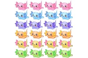 Junkin Mini Axolotl Resin Charms (24 Pcs)