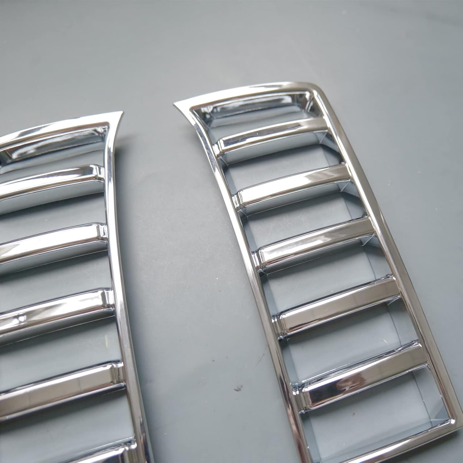 ZiWen New Chrome Front Bumper Air Vent Grille Cover Trims for Toyota Tundra 2022 2023 2024 2025 2026 (Chrome)