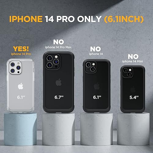 Miniatura 498 de Miracase Glass Series - Funda magnética para iPhone 15, compatible con MagSafe, de cuerpo completo, protector de pantalla de vidrio 9H integrado